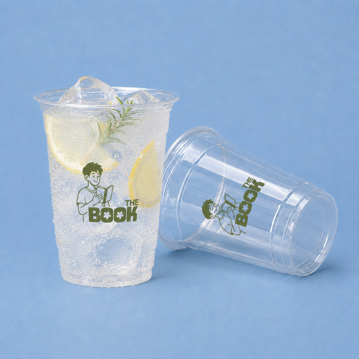 PET컵 92파이 (고급형) 아이스컵 14oz, 16oz 칼라인쇄 100개