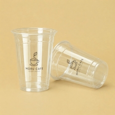 PET컵 92파이 실속형 아이스컵 14oz, 16oz 칼라인쇄 100개
