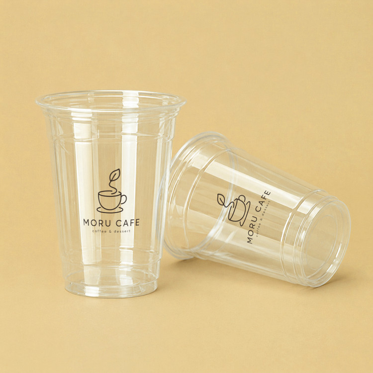 PET컵 92파이 (실속형) 아이스컵 16oz 칼라인쇄 100개
